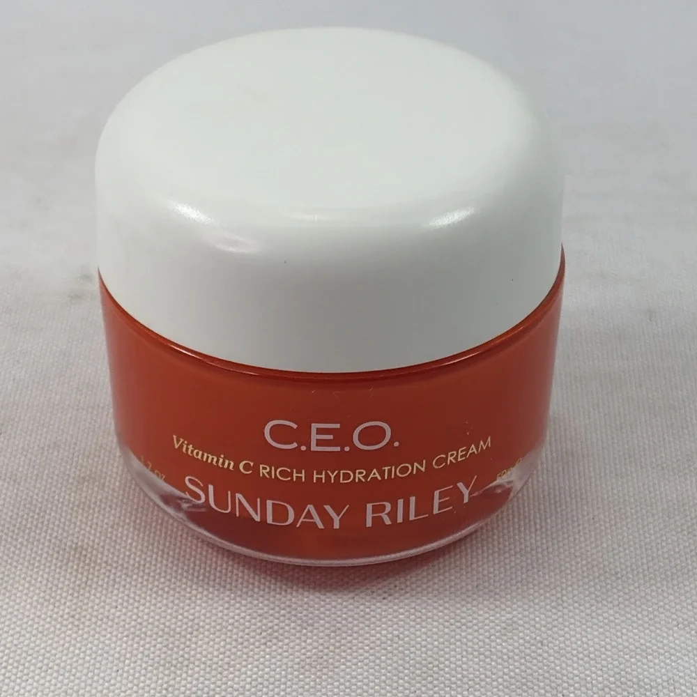 SUNDAY RILEY C.E.O. Vitamin C Rich Hydration Cream 50g 1.7oz NEW Unused Open Box
